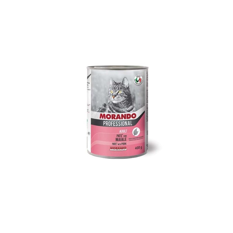 MORANDO PROFESSIONAL ADULT CAT WET FOOD ΧΟΙΡΙΝΟ ΠΑΤΕ 400gr MORANDO PROFESSIONAL ADULT CAT WET FOOD ΧΟΙΡΙΝΟ ΠΑΤΕ 400gr