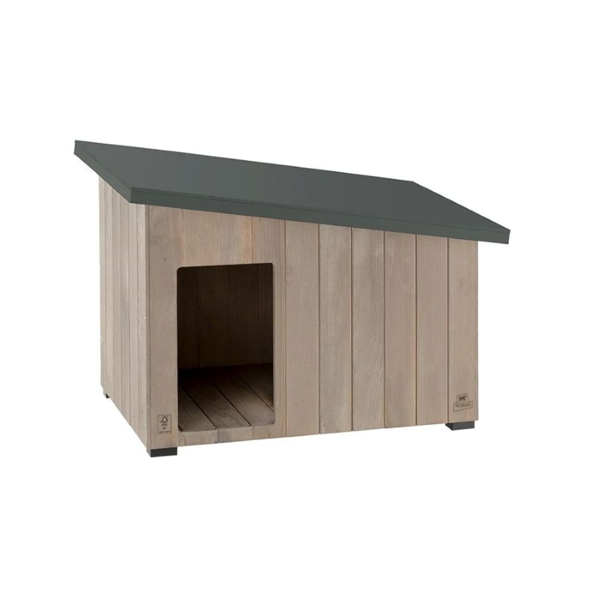 FERPLAST ARGO 60 ΞΥΛΙΝΟ ΣΠΙΤΑΚΙ ΣΚΥΛΟΥ 69.5x54.5x52cm