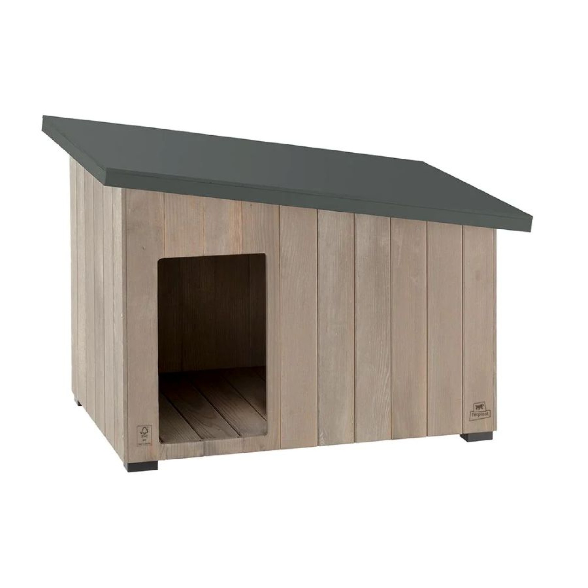 FERPLAST ARGO 80 ΞΥΛΙΝΟ ΣΠΙΤΑΚΙ ΣΚΥΛΟΥ 95.5x62.5x67cm