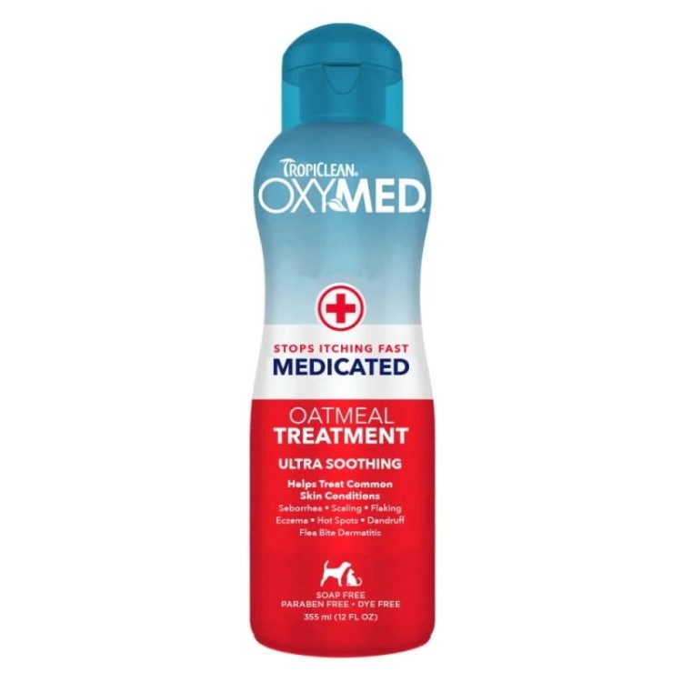 TROPICLEAN OXYMED OATMEAL TREATMENT ΚΡΕΜΑ ΚΑΤΑ ΤΟΥ ΚΝΗΣΜΟΥ 355ml TROPICLEAN OXYMED OATMEAL TREATMENT ΚΡΕΜΑ ΚΑΤΑ ΤΟΥ ΚΝΗΣΜΟΥ 355ml
