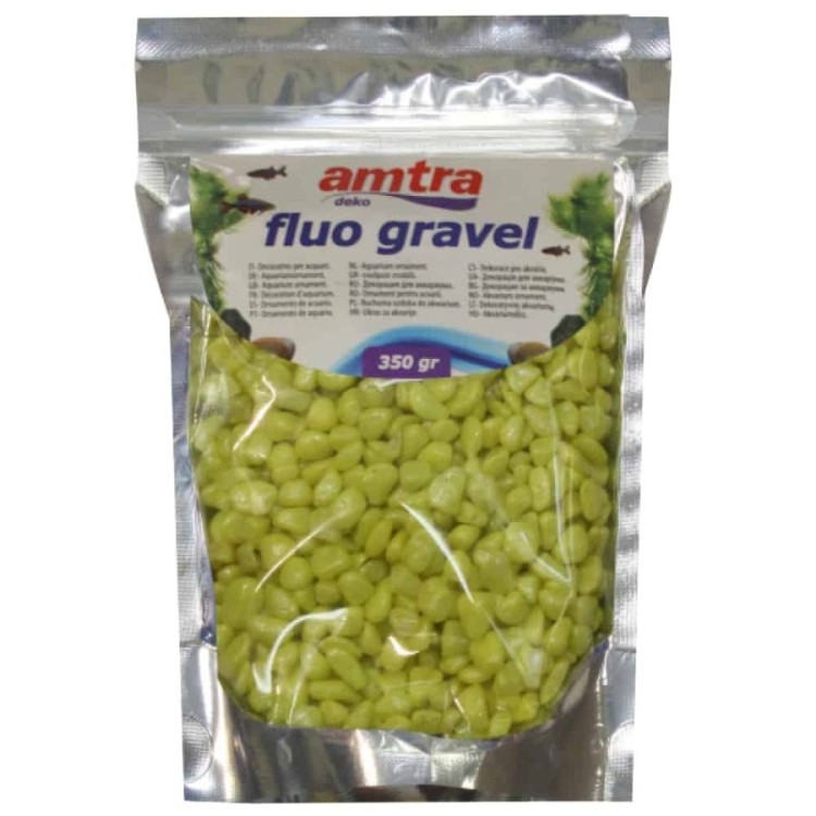 AMTRA FLUO GRAVEL YELLOW ΔΙΑΚΟΣΜΗΤΙΚΟ ΧΑΛΙΚΙ ΕΝΥΔΡΕΙΟΥ 350gr