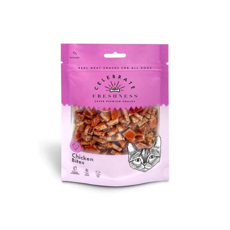 CELEBRATE FRESHNESS CAT BITES ΚΟΤΟΠΟΥΛΟ 50gr CELEBRATE FRESHNESS CAT BITES ΚΟΤΟΠΟΥΛΟ 50gr