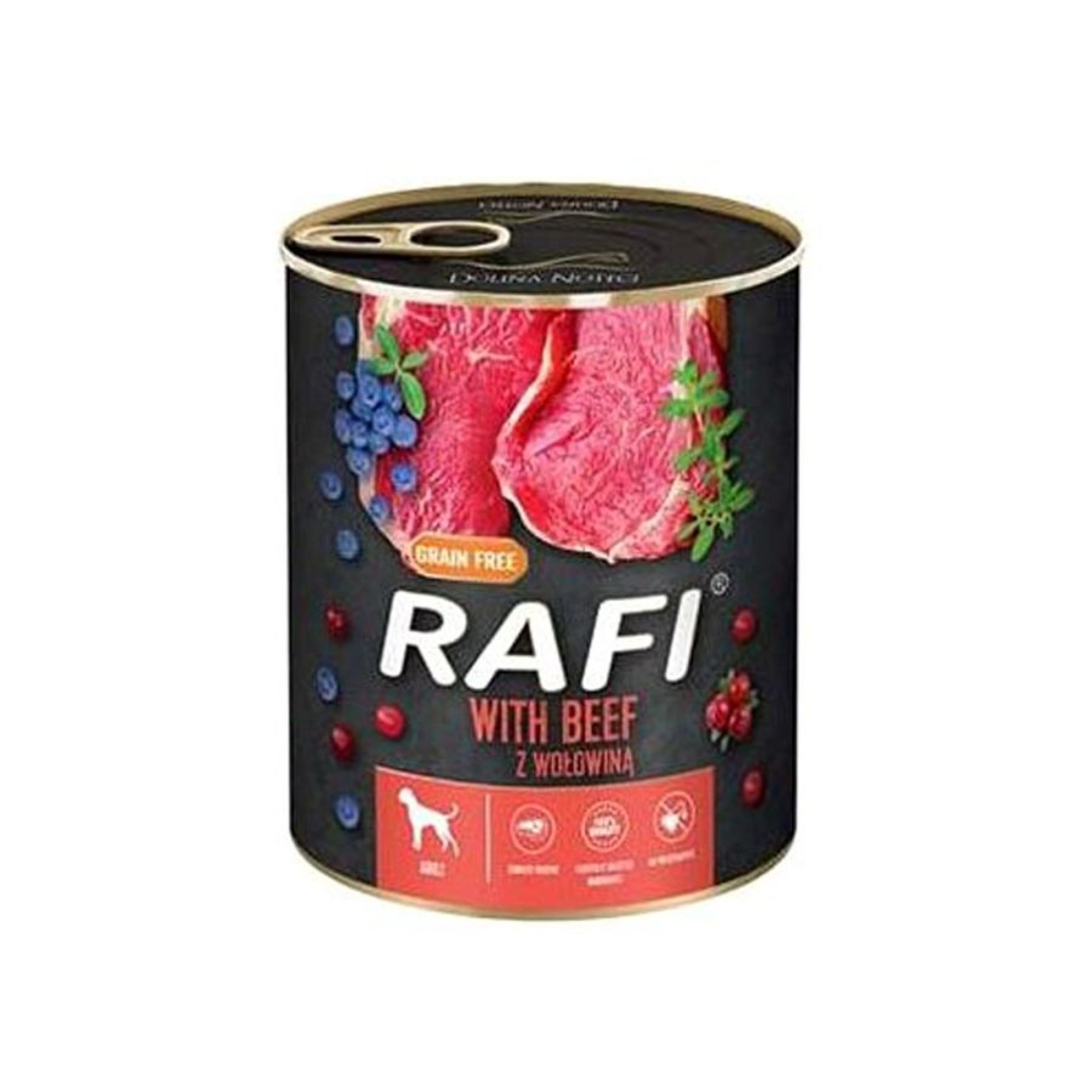 RAFI ADULT DOG WET FOOD ΒΟΔΙΝΟ BLUEBERRY AND CRANBERRY ΠΑΤΕ 800gr