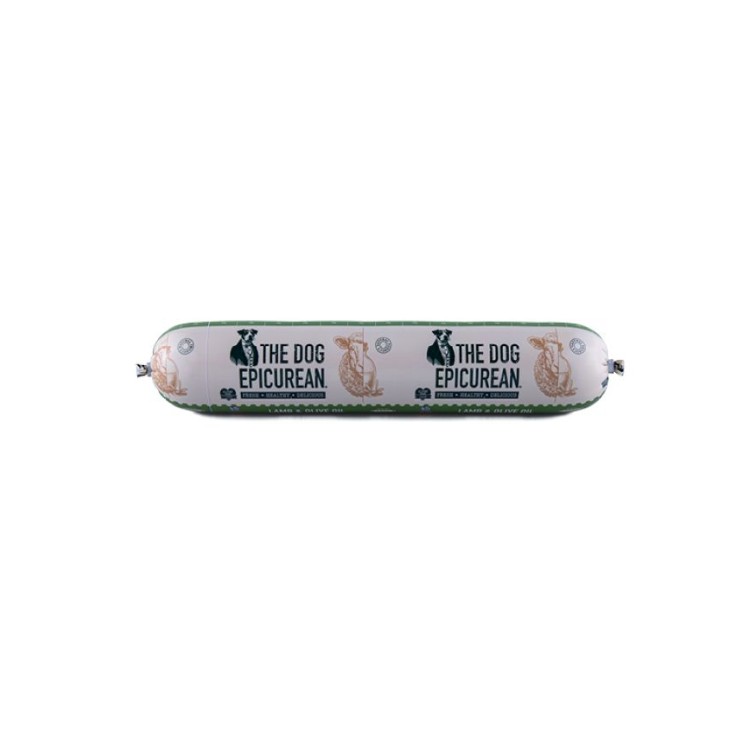 DOCA THE DOG EPICUREAN ΣΑΛΑΜΙ ΓΙΑ ΣΚΥΛΟΥΣ ΑΡΝΙ ΚΑΙ ΕΛΑΙΟΛΑΔΟ 800gr