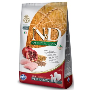 ND LOW GRAIN CHICKEN AND POMEGRANATE ADULT MEDIUM MAXI 2.5kg ND LOW GRAIN CHICKEN AND POMEGRANATE ADULT MEDIUM MAXI 2.5kg