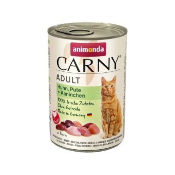 ANIMONDA CARNY GRAIN FREE ADULT CAT WET FOOD ΚΟΤΟΠΟΥΛΟ ΓΑΛΟΠΟΥΛΑ ΚΑΙ ΚΟΥΝΕΛΙ 400gr
