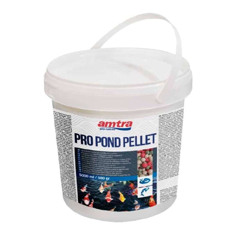 AMTRA PRO POND PELLET ΠΛΗΡΗΣ ΤΡΟΦΗ ΓΙΑ ΧΡΥΣΟΨΑΡΑ ΚΑΙ ΚΥΠΡΙΝΟΥΣ KOI 500gr