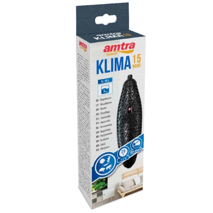 AMTRA KLIMA NANO PRESET ΘΕΡΜΑΝΤΗΡΑΣ ΕΝΥΔΡΕΙΟΥ 15watt AMTRA KLIMA NANO PRESET ΘΕΡΜΑΝΤΗΡΑΣ ΕΝΥΔΡΕΙΟΥ 15watt