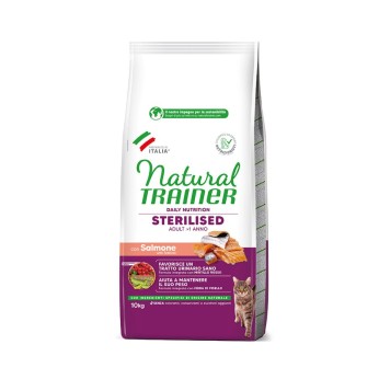 NATURAL TRAINER STERILIZED ADULT CAT ΣΟΛΟΜΟΣ 10kg