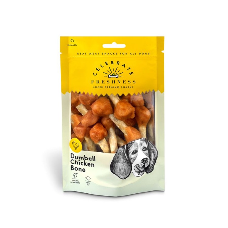 CELEBRATE FRESHNESS DUMBELL BONE ΚΟΤΟΠΟΥΛΟ 100gr CELEBRATE FRESHNESS DUMBELL BONE ΚΟΤΟΠΟΥΛΟ 100gr