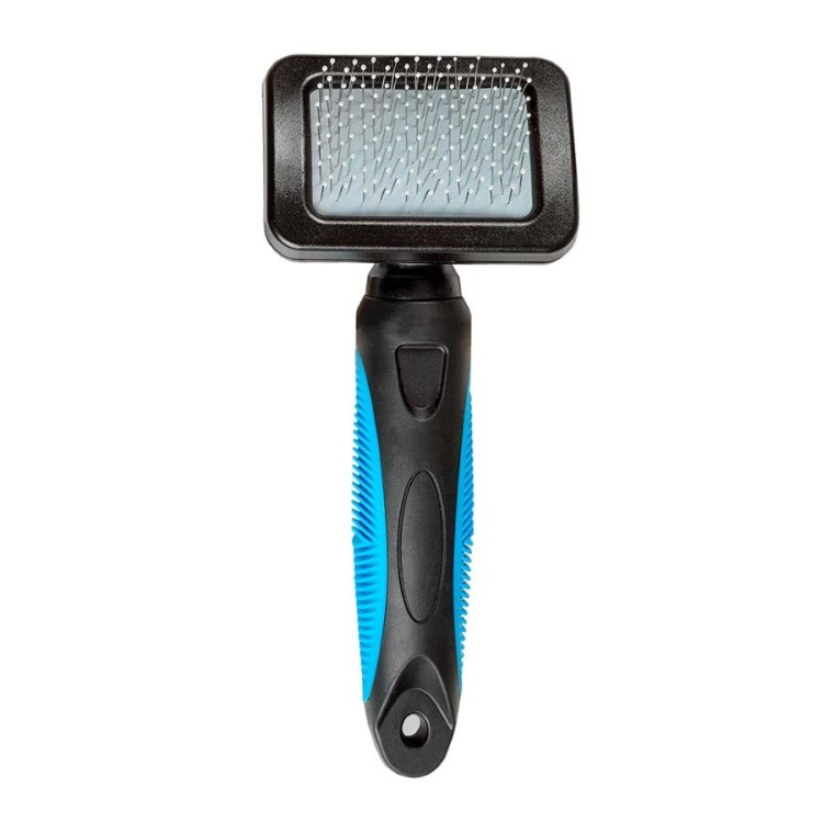 GLEE ΒΟΥΡΤΣΑ SLICKER ΜΕΤΑΛΛΙΚΗ SMALL ΓΙΑ ΣΚΥΛΟ ΚΑΙ ΓΑΤΑ