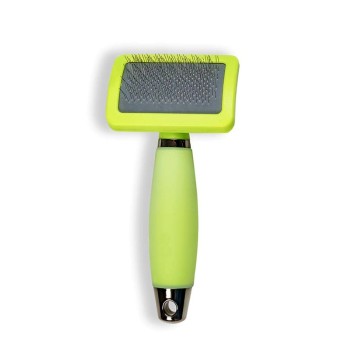 GLEE ΒΟΥΡΤΣΑ SLICKER MEDIUM ΓΙΑ ΣΚΥΛΟ ΚΑΙ ΓΑΤΑ LIME 10cm GLEE ΒΟΥΡΤΣΑ SLICKER MEDIUM ΓΙΑ ΣΚΥΛΟ ΚΑΙ ΓΑΤΑ LIME 10cm