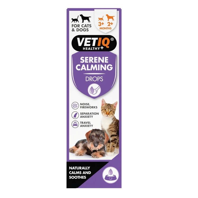VETIQ SERENE ΗΡΕΜΙΣΤΙΚΕΣ ΣΤΑΓΟΝΕΣ ΓΙΑ ΣΚΥΛΟ ΚΑΙ ΓΑΤΑ 100ml