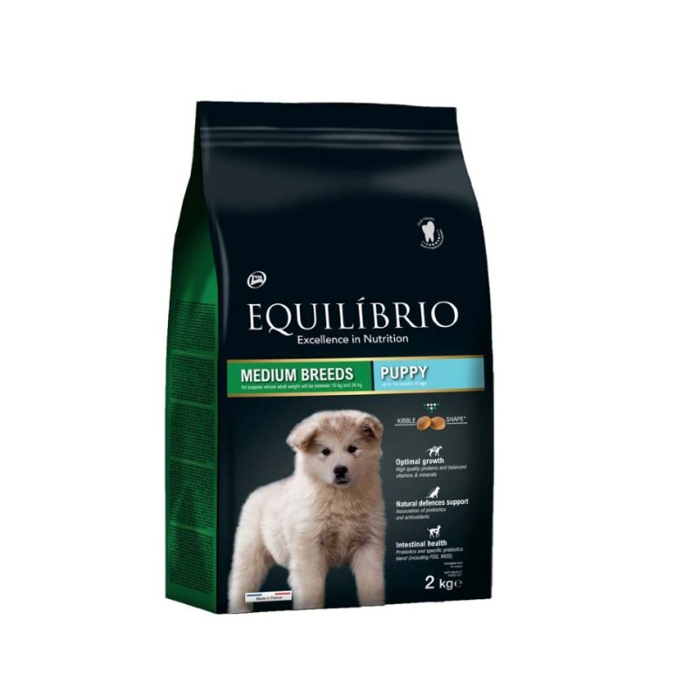EQUILIBRIO PUPPY DOG MEDIUM BREED ΜΕ ΚΟΤΟΠΟΥΛΟ 2kg