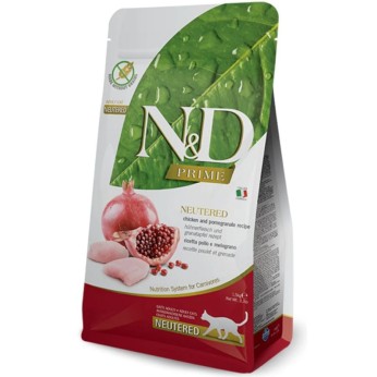 ND PRIME GRAIN FREE CHICKEN AND POMEGRANATE NEUTERED ADULT CAT 1.5kg