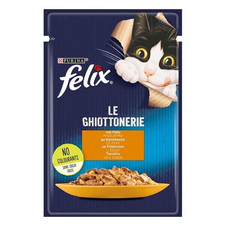 FELIX AGAIL ADULT CAT WET FOOD ΚΟΜΜΑΤΑΚΙΑ ΚΟΤΟΠΟΥΛΟΥ ΣΕ ΖΕΛΕ 85gr