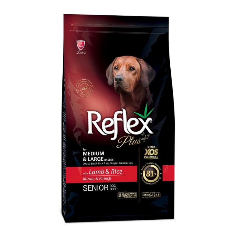 REFLEX PLUS MEDIUM LARGE SENIOR ΑΡΝΙ 15kg