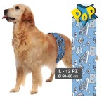 CROCI NAPPY POP MALE WRAP ΦΑΣΑ ΑΡΣΕΝΙΚΟΥ ΣΚΥΛΟΥ LARGE 50-60cm 12pcs