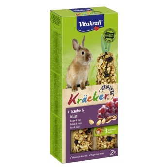 VITAKRAFT KRACKER DUO ΣΤΑΦΥΛΙ ΚΑΙ ΦΥΣΤΙΚΙΑ ΓΙΑ ΚΟΥΝΕΛΙΑ 2pcs 112gr