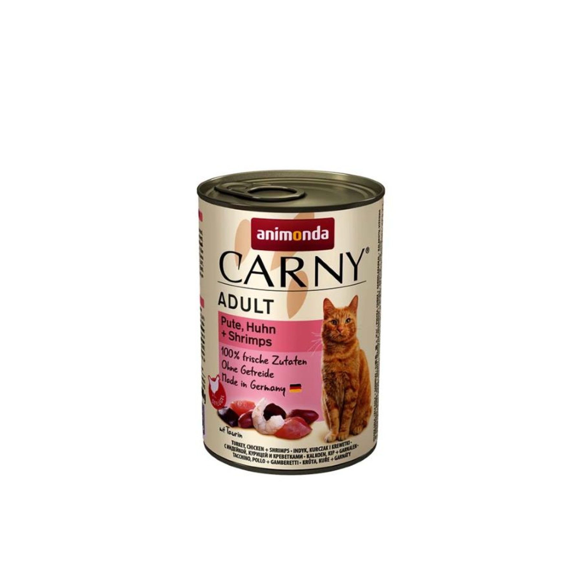 ANIMONDA CARNY GRAIN FREE ADULT CAT WET FOOD ΓΑΛΟΠΟΥΛΑ ΚΟΤΟΠΟΥΛΟ ΚΑΙ ΓΑΡΙΔΕΣ 400gr