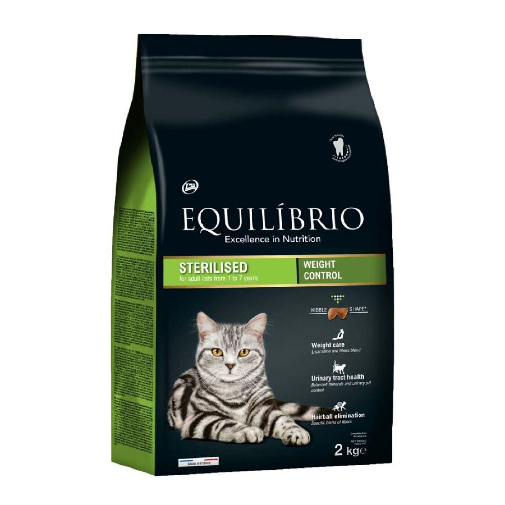 EQUILIBRIO ADULT CAT STERILISED WEIGHT CONTROL 2kg