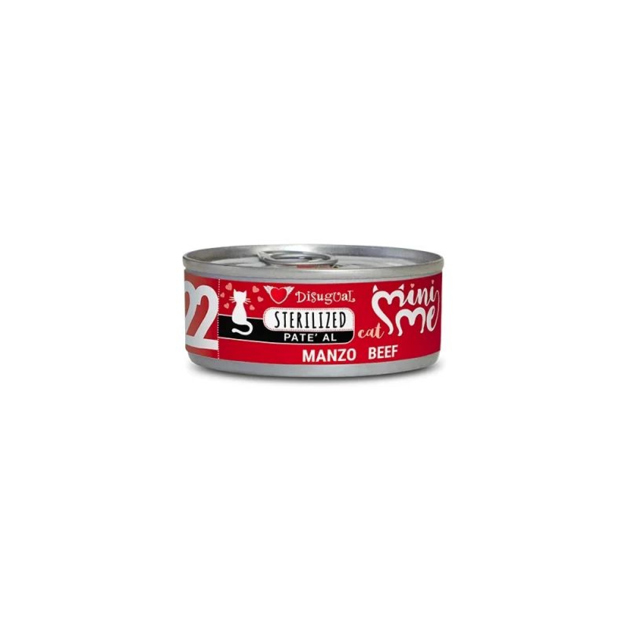 DISUGUAL MINI ME STERILISED ADULT CAT N.22 ΠΑΤΕ ΒΟΔΙΝΟ 85gr
