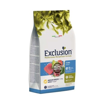 EXCLUSION MEDITERRANEO NOBLE GRAIN TUNA ADULT DOG MEDIUM BREED 3kg EXCLUSION MEDITERRANEO NOBLE GRAIN TUNA ADULT DOG MEDIUM BREED 3kg