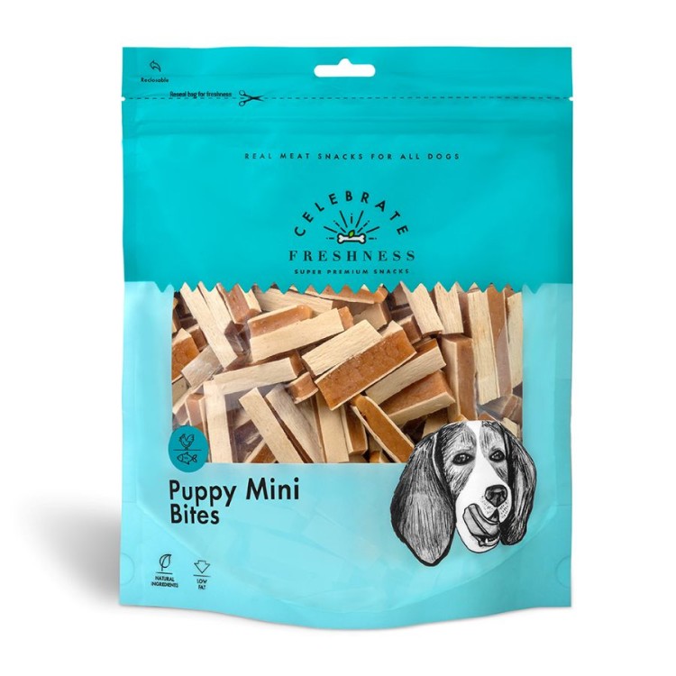 CELEBRATE FRESHNESS PUPPY MINI BITES ΛΙΧΟΥΔΙΕΣ ΣΚΥΛΟΥ ΚΟΤΟΠΟΥΛΟ ΚΑΙ ΨΑΡΙ 360gr CELEBRATE FRESHNESS PUPPY MINI BITES ΛΙΧΟΥΔΙΕΣ ΣΚΥΛΟΥ ΚΟΤΟΠΟΥΛΟ ΚΑΙ ΨΑΡΙ 360gr