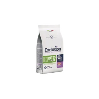 EXCLUSION VETERINARY DIET INTESTINAL PORK AND RICE PUPPY DOG ALL BREEDS 800gr EXCLUSION VETERINARY DIET INTESTINAL PORK AND RICE PUPPY DOG ALL BREEDS 800gr