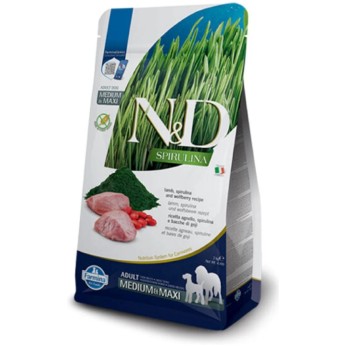 ND GRAIN FREE SPIRULINA LAMB AND WOLFBERRY ADULT MEDIUM MAXI 2kg
