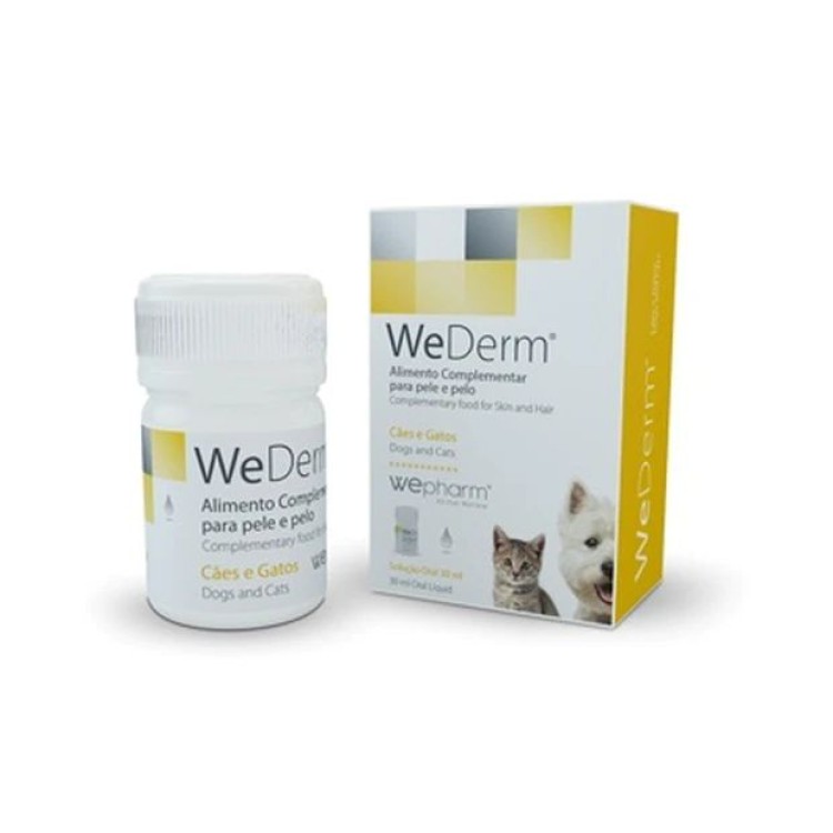 WEPHARM WEDERM ΠΟΣΙΜΟ ΣΥΜΠΛΗΡΩΜΑ ΔΙΑΤΡΟΦΗΣ ΓΙΑ ΤΟ ΔΕΡΜΑ ΓΙΑ ΣΚΥΛΟ ΚΑΙ ΓΑΤΑ 30ml