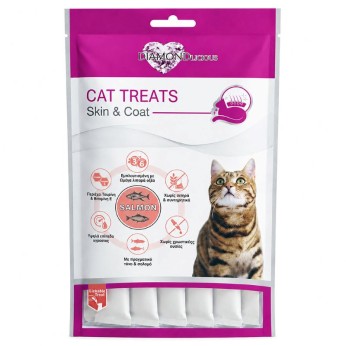 PET CAMELOT CREAMY ΛΙΧΟΥΔΙΑ ΓΙΑ ΓΑΤΕΣ ΜΕ ΤΟΝΟ ΚΑΙ ΣΟΛΟΜΟ 14gr x 5pcs PET CAMELOT CREAMY ΛΙΧΟΥΔΙΑ ΓΙΑ ΓΑΤΕΣ ΜΕ ΤΟΝΟ ΚΑΙ ΣΟΛΟΜΟ 14gr x 5pcs