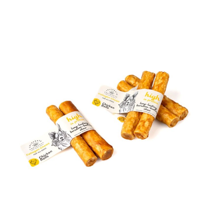 CELEBRATE FRESHNESS COLLAGEN CHICKEN ROLLS 2x12.5cm CELEBRATE FRESHNESS COLLAGEN CHICKEN ROLLS 2x12.5cm