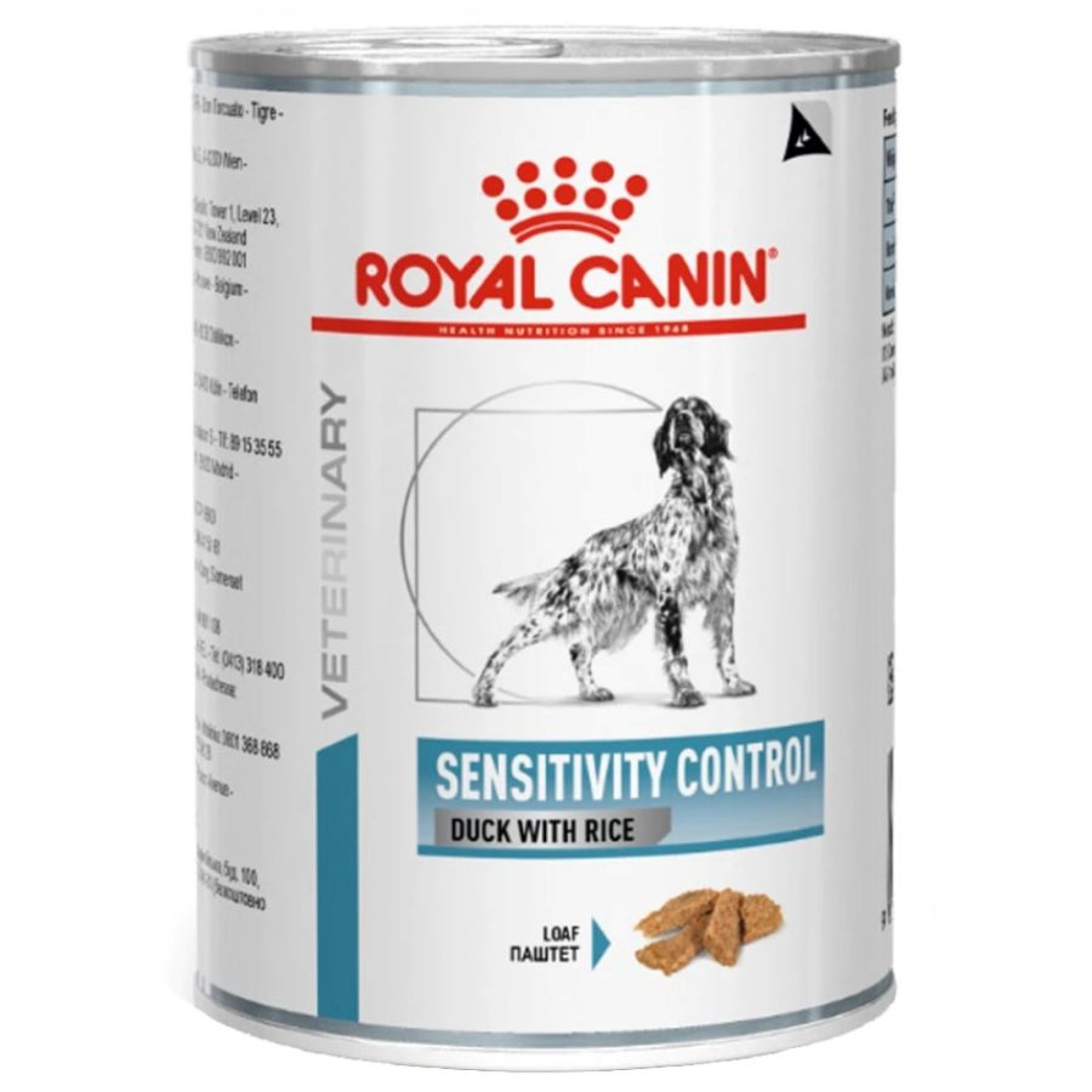 ROYAL CANIN VETERINARY DIET SENSITIVITY CONTROL ADULT DOG DUCK WITH RICE CAN 410gr