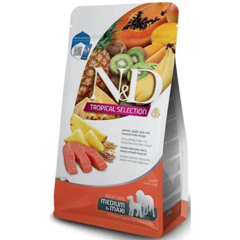 ND DOG TROPICAL SELECT SALMON ADULT MEDIUM MAXI 2kg