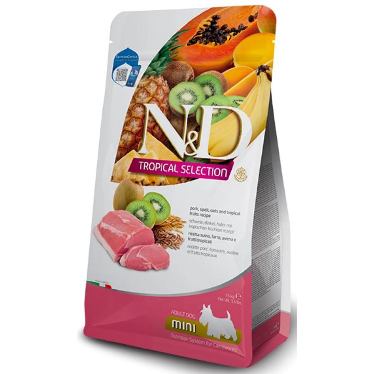 ND DOG TROPICAL SELECT PORK ADULT MINI 5kg