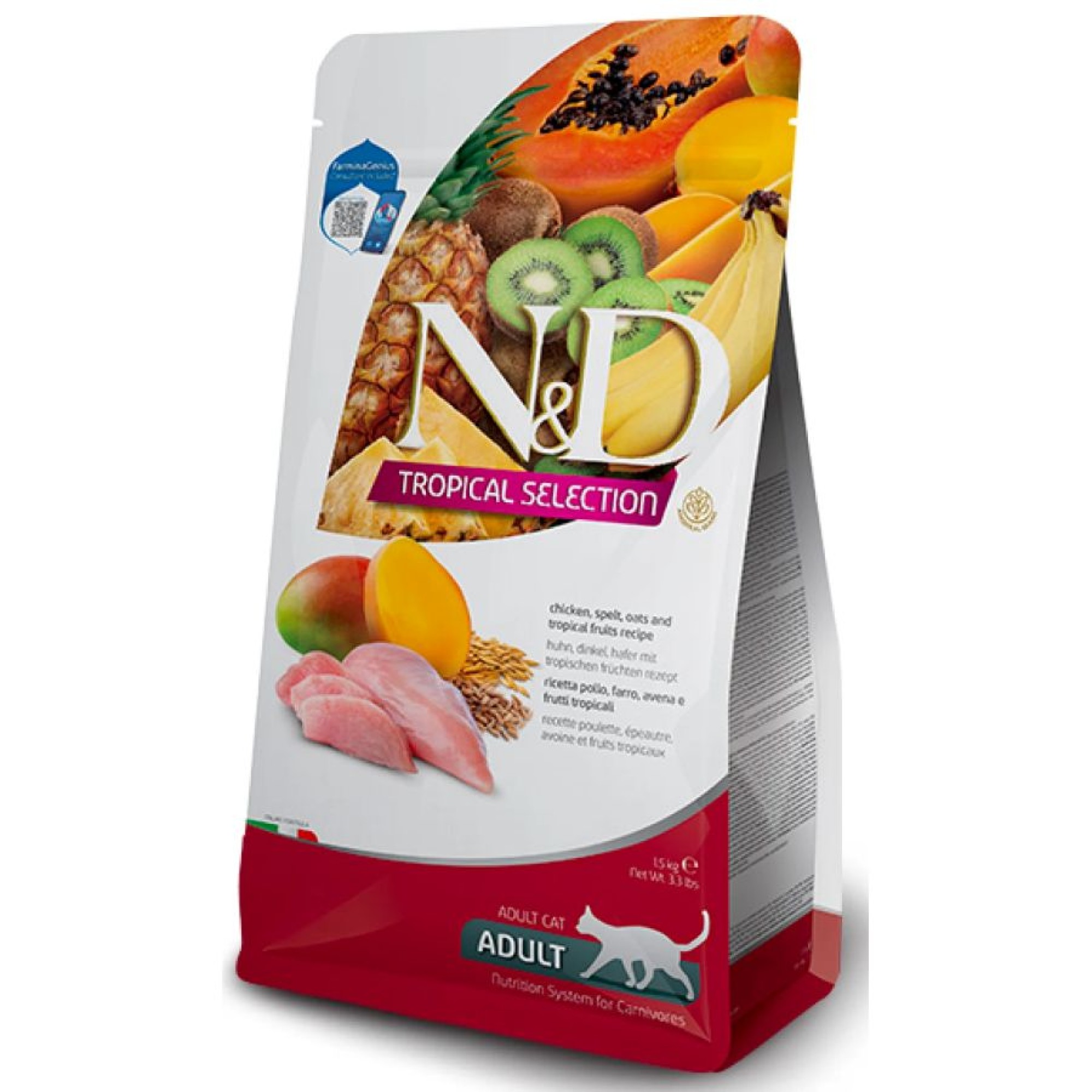 ND TROPICAL SELECT CHICKEN ADULT CAT 1.5kg