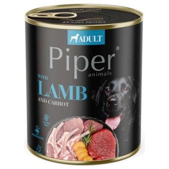 PIPER ADULT DOG WET FOOD ΑΡΝΙ ΚΑΙ ΚΑΡΟΤΟ 800gr PIPER ADULT DOG WET FOOD ΑΡΝΙ ΚΑΙ ΚΑΡΟΤΟ 800gr