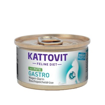 KATTOVIT FELINE DIET GASTRO PATE TURKEY ΚΛΙΝΙΚΗ ΥΓΡΗ ΤΡΟΦΗ ΓΙΑ ΓΑΣΤΡΕΝΤΕΡΙΚΑ ΠΡΟΒΛΗΜΑΤΑ 85GR