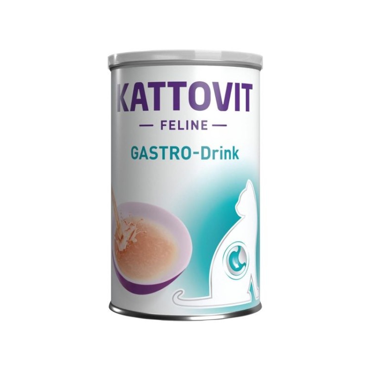 KATTOVIT FELINE DIET GASTRO DRINK ΚΛΙΝΙΚΗ ΣΟΥΠΑ ΚΟΤΟΠΟΥΛΟ ΓΙΑ ΓΑΤΕΣ ΜΕ ΓΑΣΤΡΕΝΤΕΡΙΚΑ ΠΡΟΒΛΗΜΑΤΑ 135ml