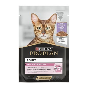 PURINA PROPLAN DELICATE DIGESTION ADULT CAT WET FOOD POUCH ΓΑΛΟΠΟΥΛΑ ΣΕ ΣΑΛΤΣΑ 85gr