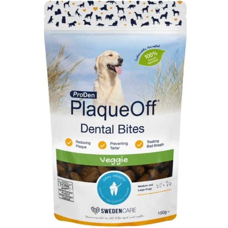 PLAQUE OFF PRODEN DENTAL BITES MEDIUM LARGE BREED DOGS 150gr