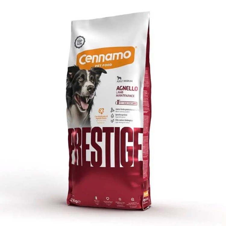 CENNAMO PRESTIGE ADULT DOG MEDIUM BREED LAMB 12kg
