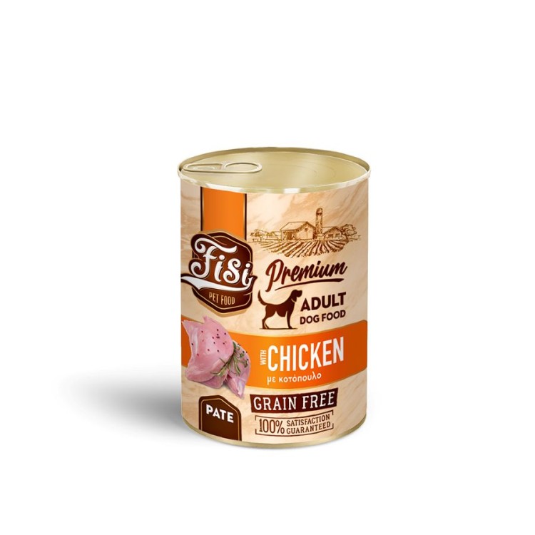 FISI ADULT DOG WET FOOD ΚΟΤΟΠΟΥΛΟ ΠΑΤΕ 400gr