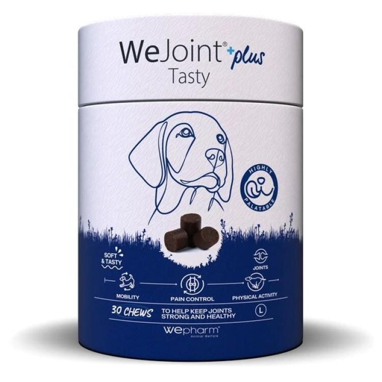 WEPHARM WEJOINT PLUS TASTY LARGE ΣΥΜΠΛΗΡΩΜΑ ΔΙΑΤΡΟΦΗΣ ΣΚΥΛΟΥ ΓΙΑ ΑΡΘΡΩΣΕΙΣ 30 CHEWS WEPHARM WEJOINT PLUS TASTY LARGE ΣΥΜΠΛΗΡΩΜΑ ΔΙΑΤΡΟΦΗΣ ΣΚΥΛΟΥ ΓΙΑ ΑΡΘΡΩΣΕΙΣ 30 CHEWS