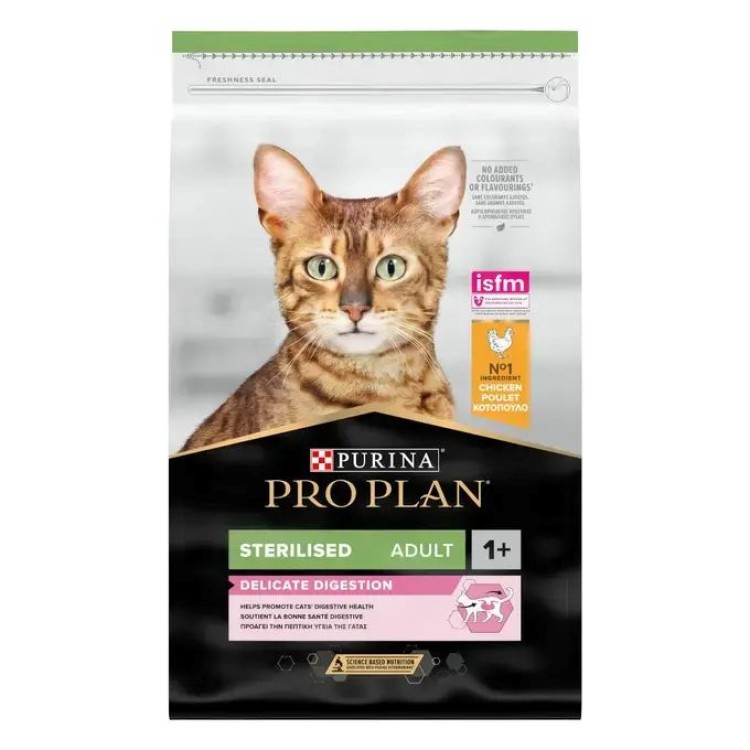 PURINA PROPLAN DELICATE DIGESTION STERILISED ADULT CAT CHICKEN 1,5kg