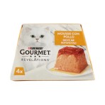 PURINA GOURMET REVELATIONS ADULT CAT ΜΟΥΣ ΜΕ ΚΟΤΟΠΟΥΛΟ 4x57gr