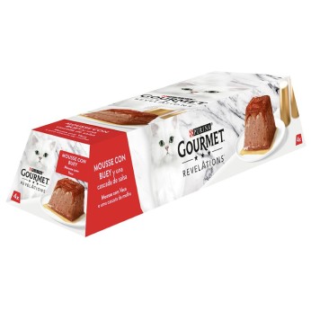 PURINA GOURMET REVELATIONS ADULT CAT ΜΟΥΣ ΜΕ ΒΟΔΙΝΟ 4x57gr