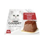 PURINA GOURMET REVELATIONS ADULT CAT ΜΟΥΣ ΜΕ ΒΟΔΙΝΟ 4x57gr