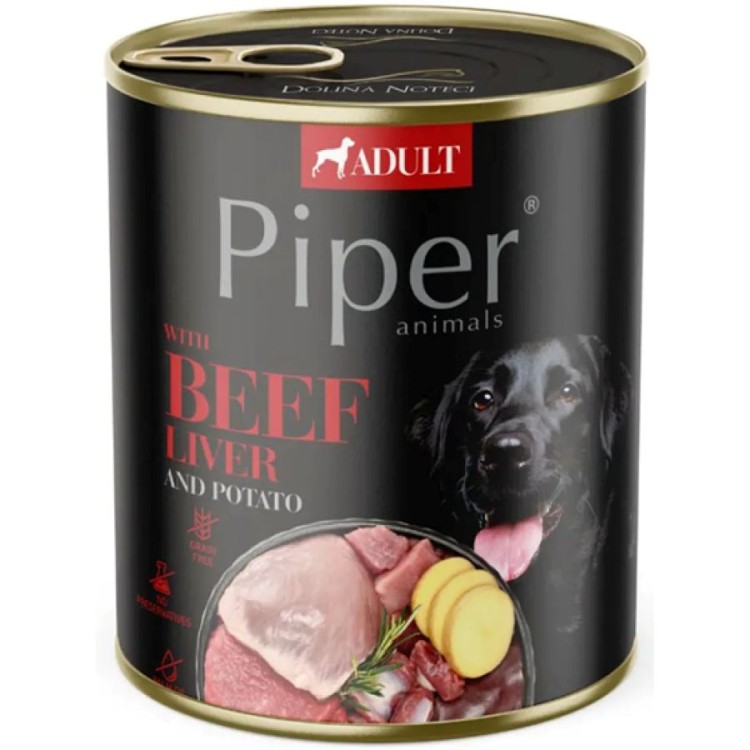 PIPER ADULT DOG WET FOOD ΣΥΚΩΤΙ ΒΟΔΙΝΟΥ ΚΑΙ ΠΑΤΑΤΑ 800gr PIPER ADULT DOG WET FOOD ΣΥΚΩΤΙ ΒΟΔΙΝΟΥ ΚΑΙ ΠΑΤΑΤΑ 800gr